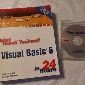 Visual Basic 6 book and cd